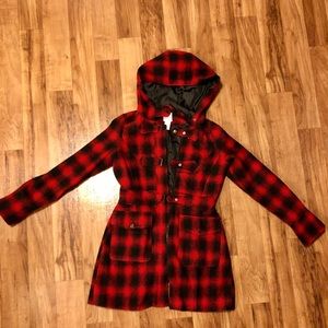 Buffalo Plaid Lola coat.